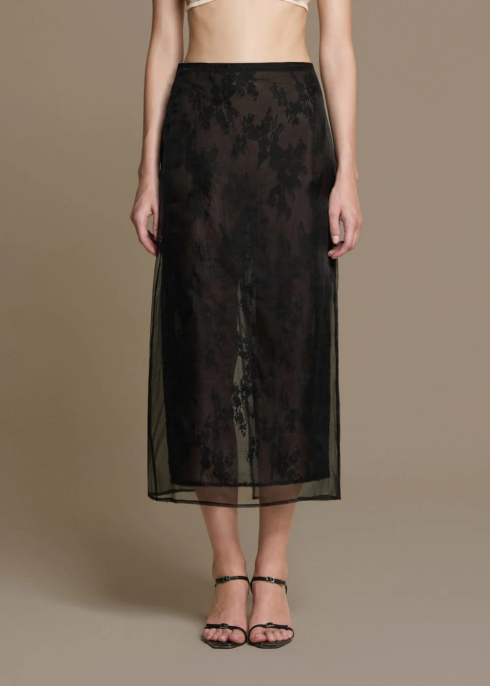 Translucent Two-layer Skirt