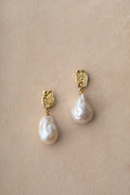 TRAI BRASS EARRINGS