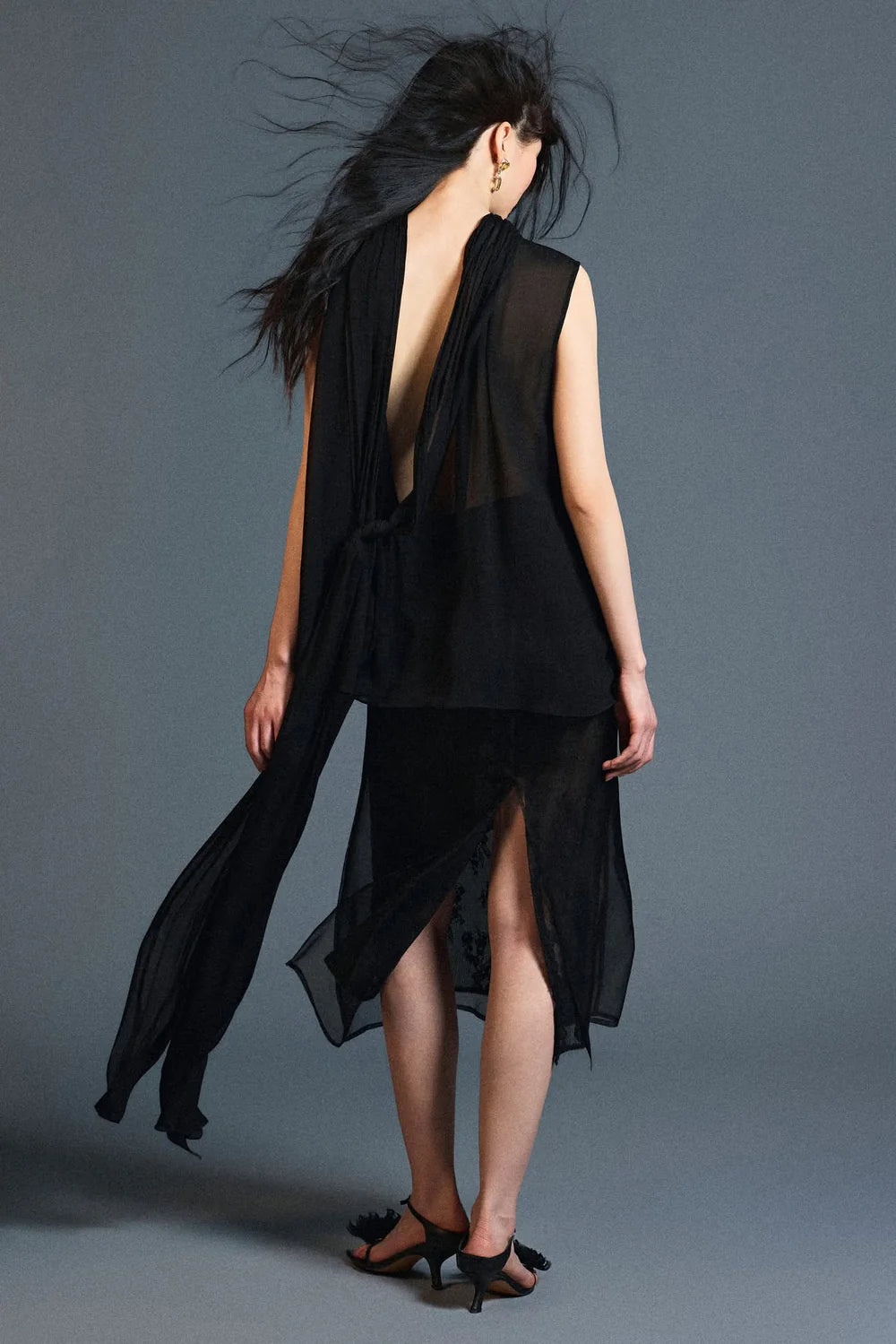 Translucent Two-layer Skirt